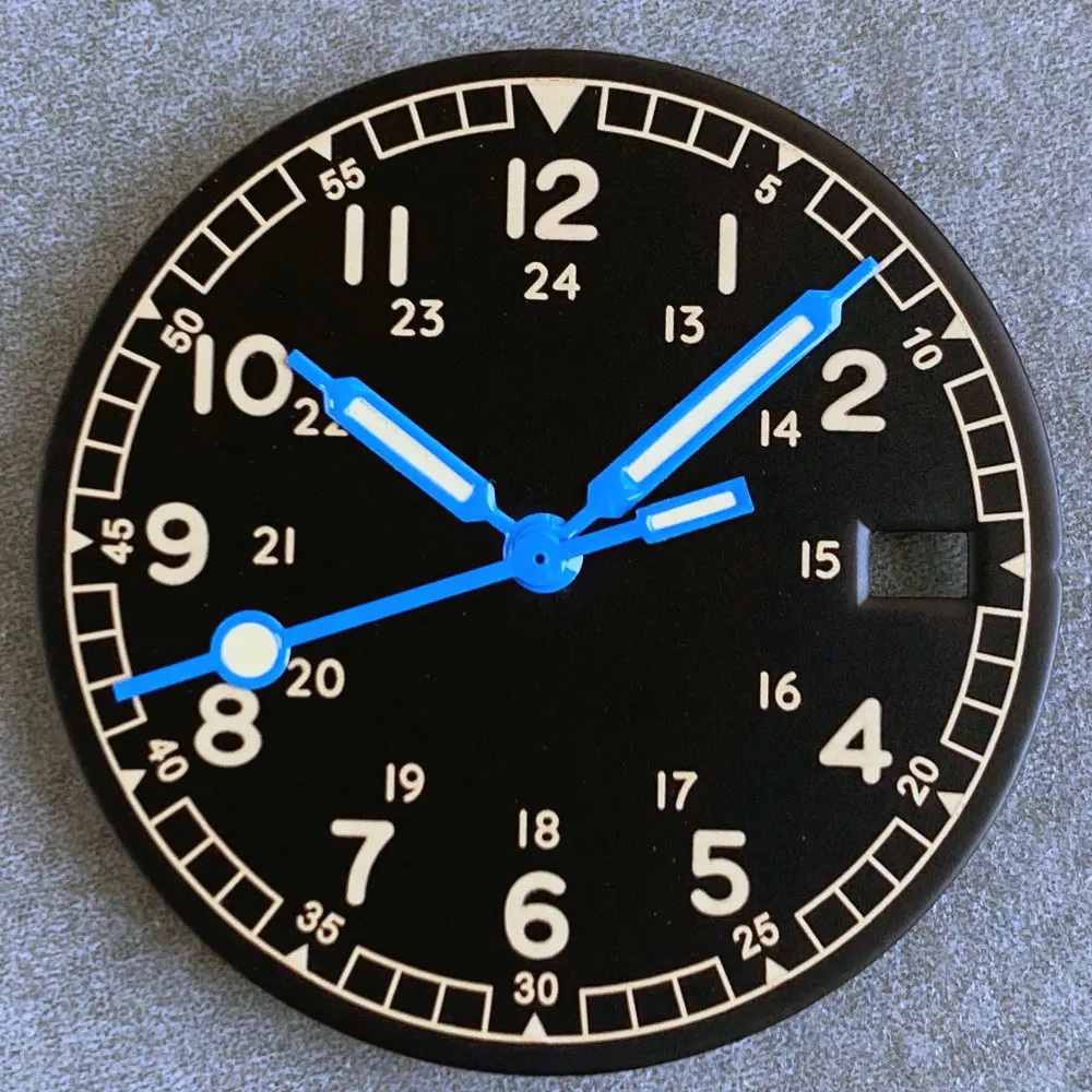 Nuovo quadrante dell'orologio Sterile da 29MM Color salmone di alta qualità adatto per parti di orologi con movimento automatico NH36 NH35