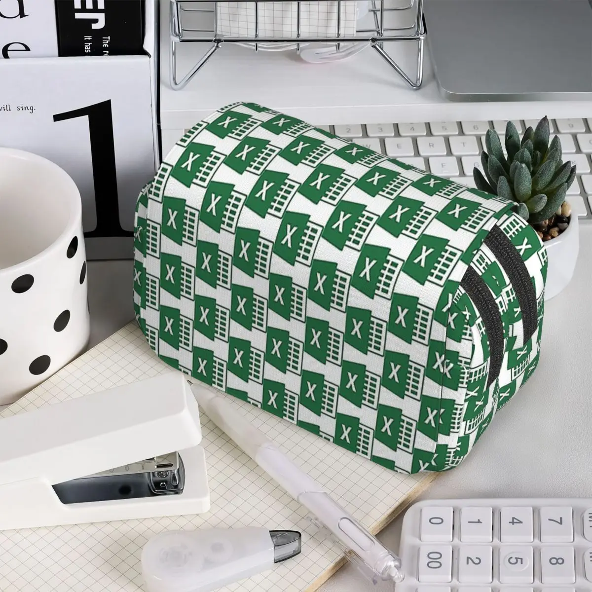 Excel Federmäppchen für Jungen und Mädchen, Schul-Stiftbox, Stifttasche, Schreibwaren, Stifthalter-Tasche