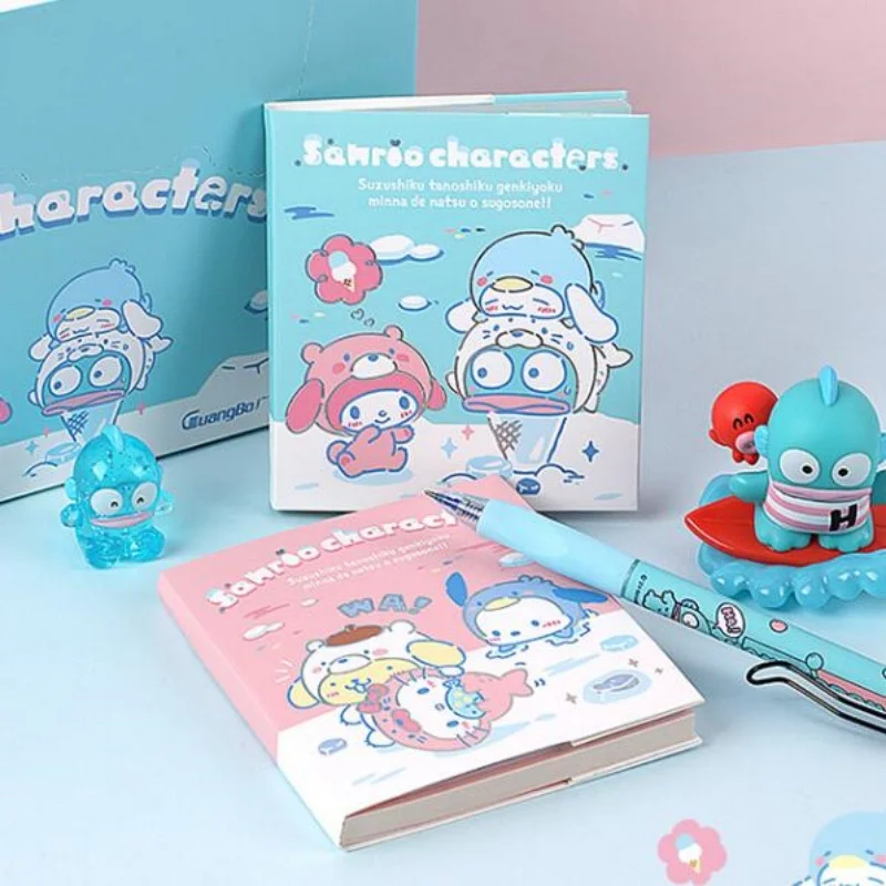 8 قطعة/الوحدة Kawaii سانريو ميلودي Pochacco Hangyodon مذكرة الوسادة لطيف المحمولة دفتر مذكرات مخطط القرطاسية هدية اللوازم المدرسية