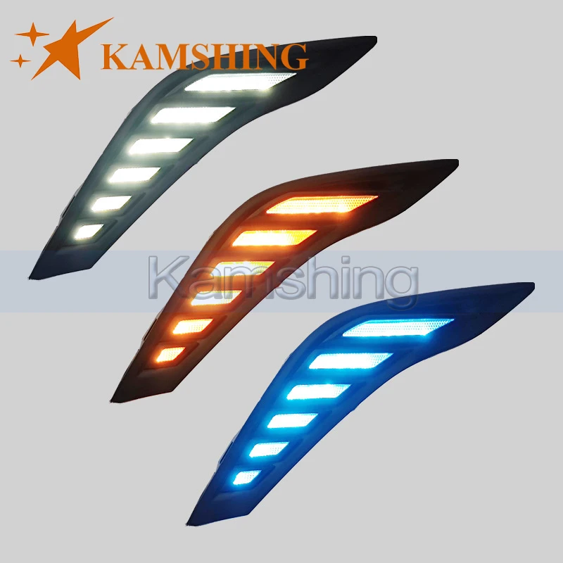 CAPQX 1pair LED Daytime Running Light For Honda Integra 2022 DRL Day Light Foglamp Fog lamp Turn Signal Light