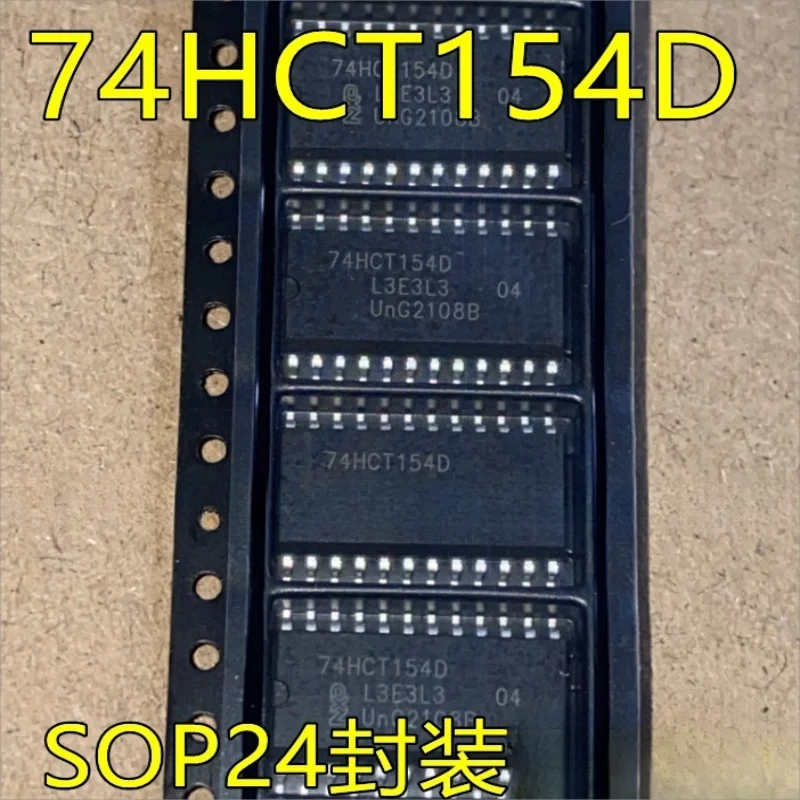 Decodificador 74hc154d SOP24 SMT, 10 piezas, chip lógico multiplexor ic74hc154d