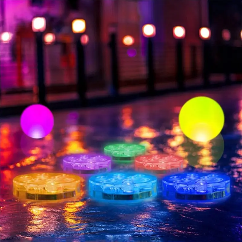 【VALUE MONEY】Waterproof Submersible Light 10 Leds RGB For Aquarium Underwater Night Pool Light Ambient Light For Garden Aquarium