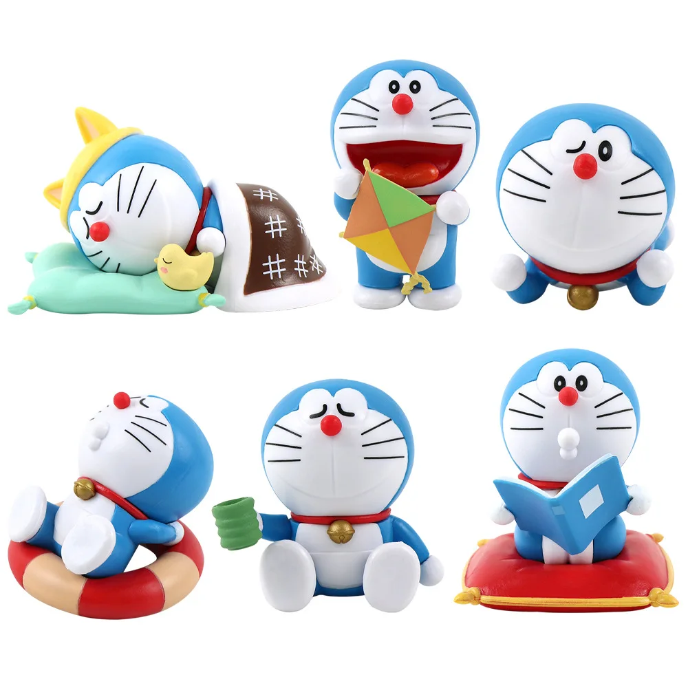 

Doraemon Время отдыха Слепая коробка Игрушечные фигурки Повседневные ручные модели Doraemon Модные игрушки Симпатичные настольные украшения Автомобильные украшения Подарок