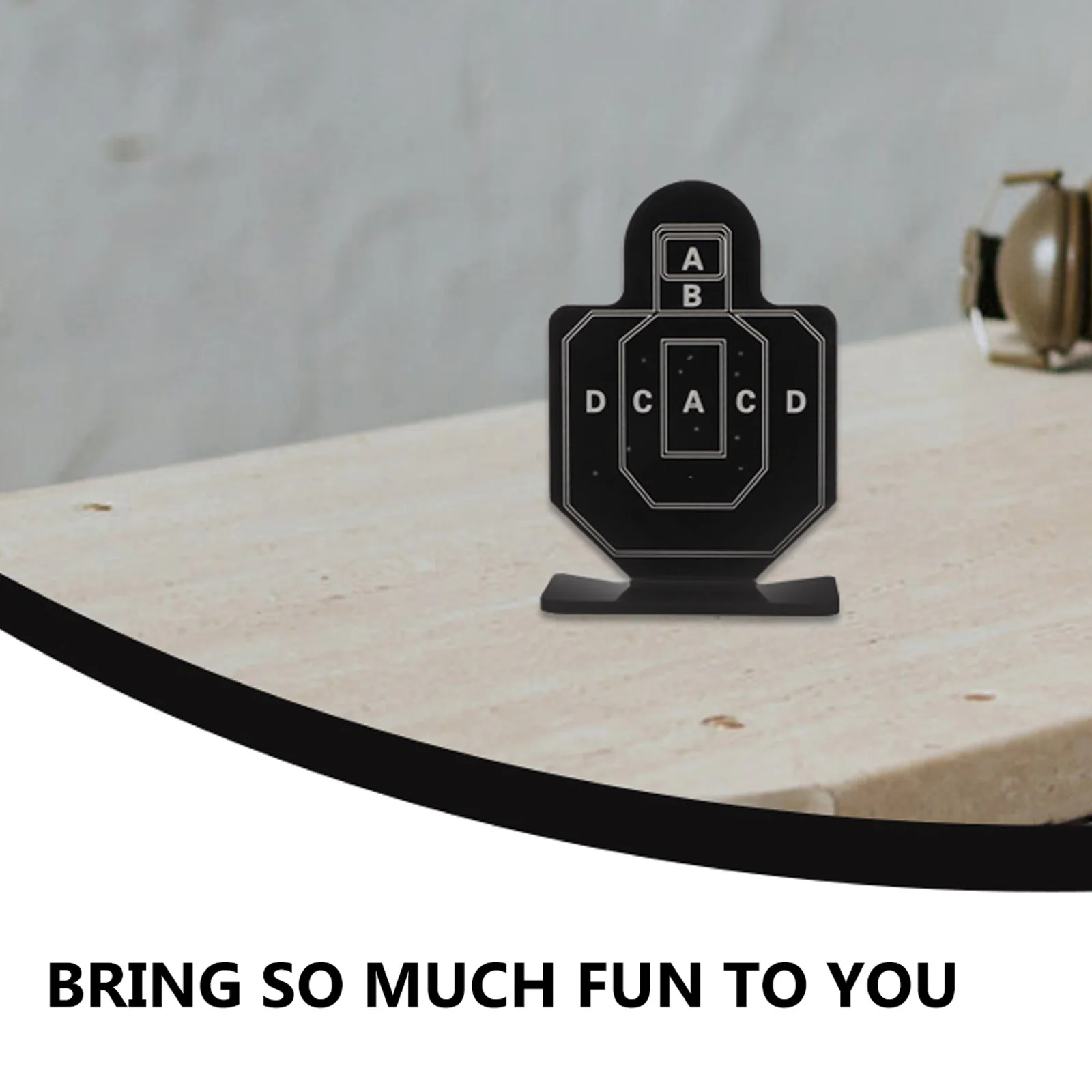 4pcs /Set Shooting Training Target Anti-Skid Base For Outdoor Sports Practice Alloy Kids Range Target Accessory