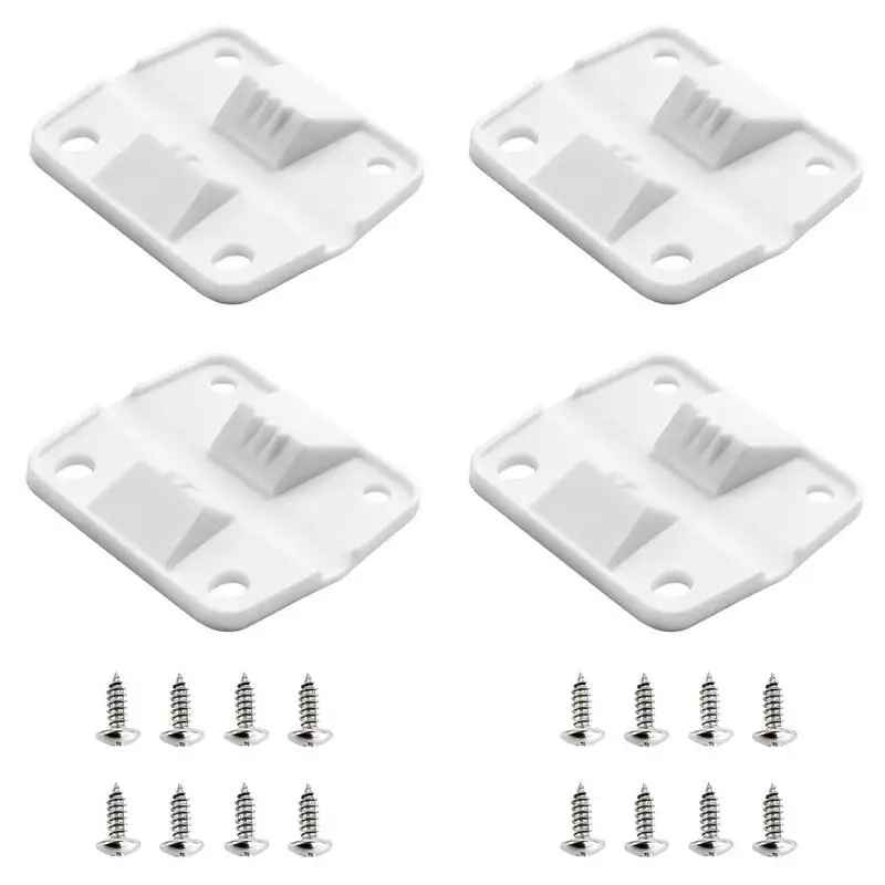 4pcs Coolers Replacement Hinges Hinges Set For Colemans Coolers Hinges Kit With Screws Freezer Refrigerator Cover Repair Parts