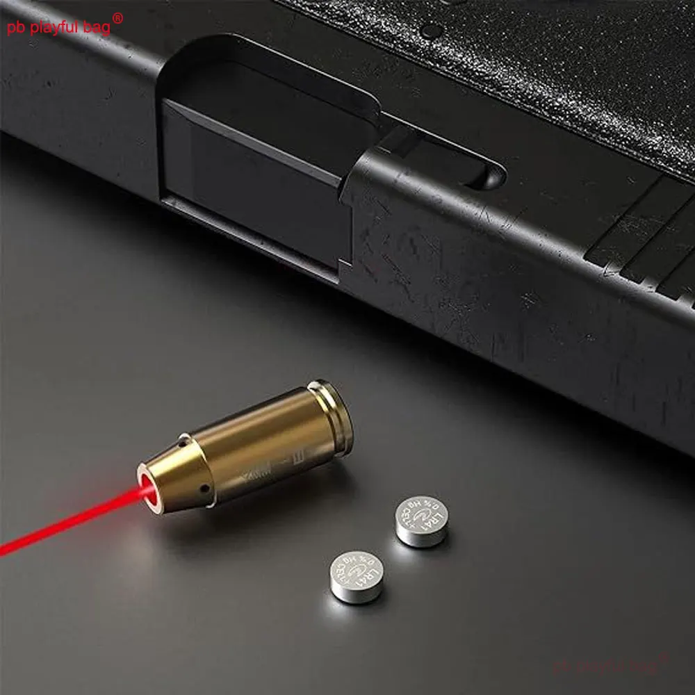 Outdoor Sports Training Equipment Tactical Red Laser Bore Sighter 9mm Adult CS Game Calibrator Toy Accessories QG507