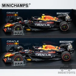 MINICHAMPS 1:18 2023 F1 ORACLE RB RACING RB19 #11 SERGIO PEREZ / #1 MAX Model Car