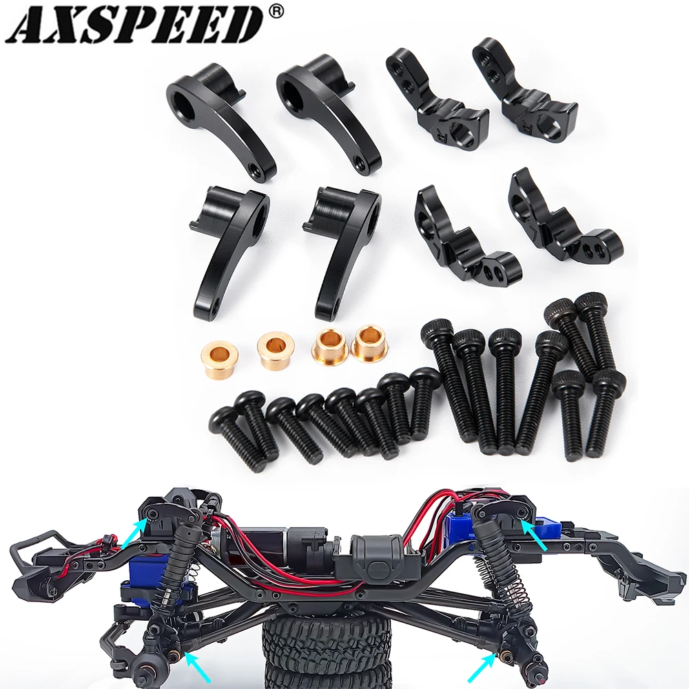 AXSPEED CNC Aluminum Shock Flex Blades Damper Adjustable Mount +1/4