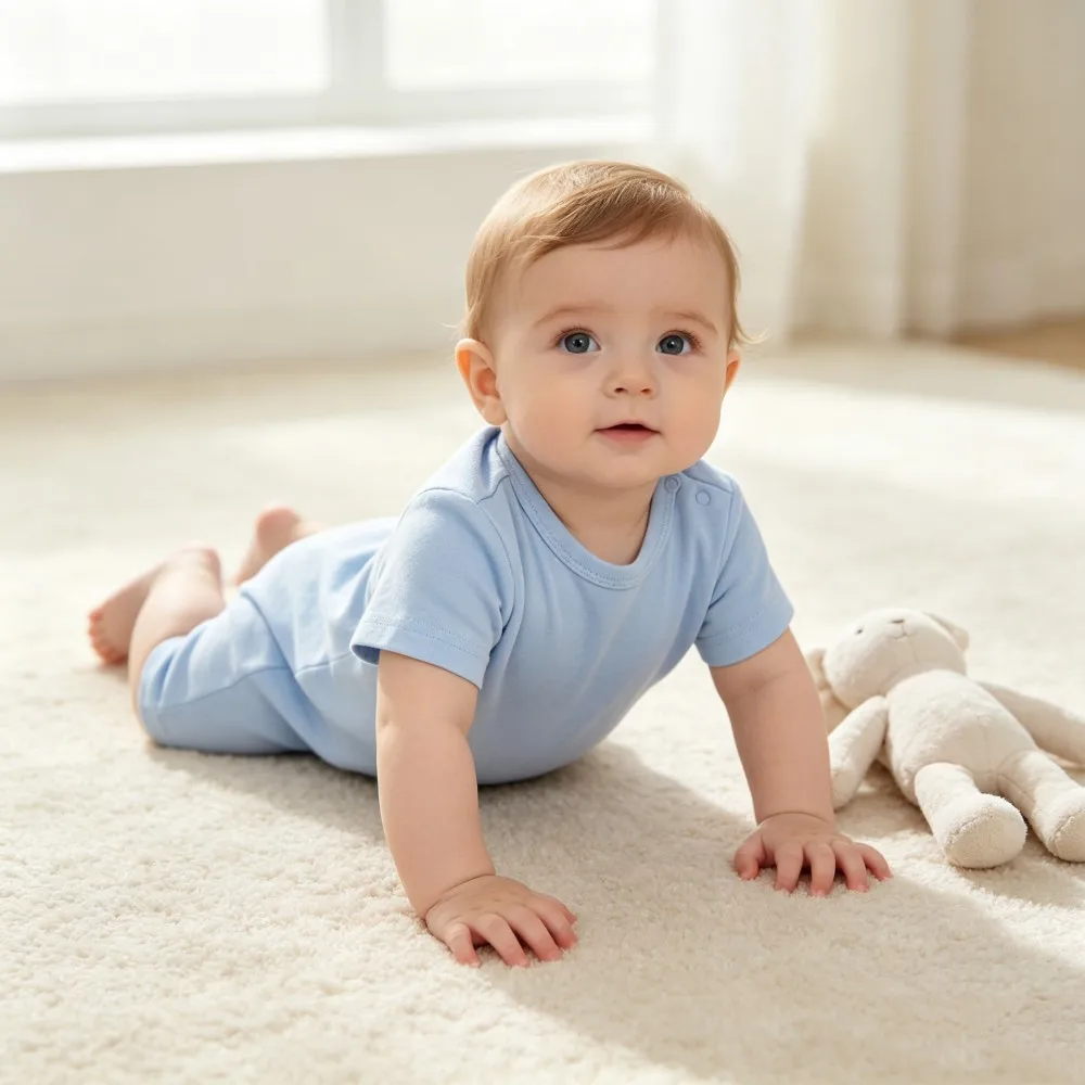 Baby Rompers Newborn Infant Boys 0 to 3 6 9 12 18 Months Cotton Summer Short Sleeve Baby Jumpsuits Girls Clothes Pajamas Onesies