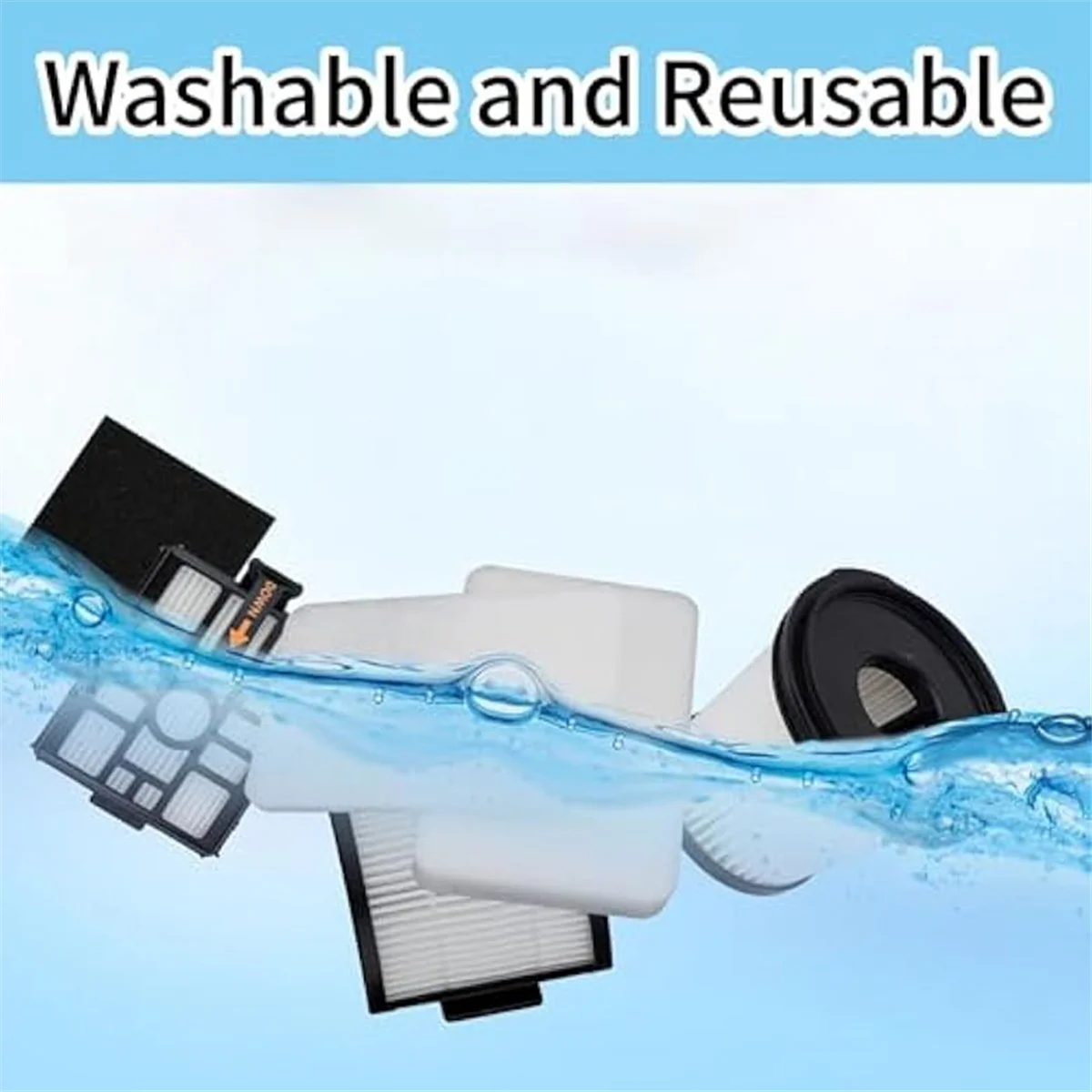 IW3511 IW1111 Замена HEPA-фильтров для легкого беспроводного пылесоса Shark IW3511 Detect Pro