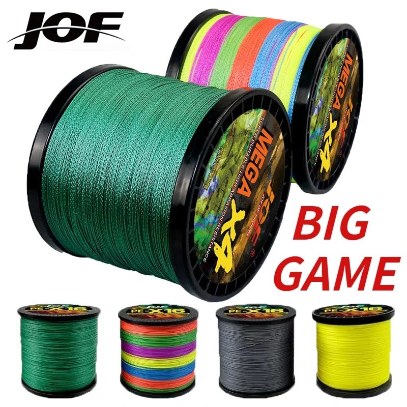 New 4 Strands 16 Strands PE Braided Fishing Line Super Strong 10-200LB 300M 100M Multifilament Wear-resistant Leader Wire Pesca