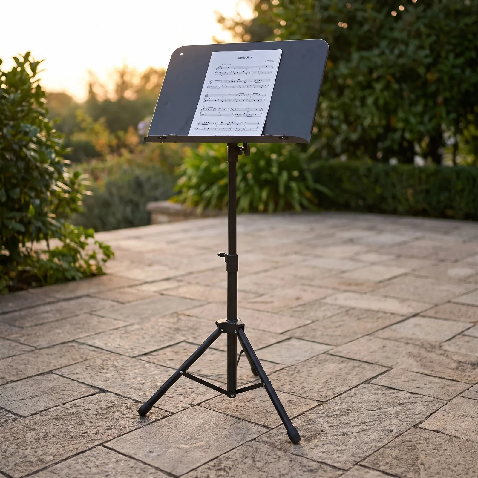 portable-foldable-music-stand-with-adjustable-height-stable-tripod-base-for-guitar-piano-violin