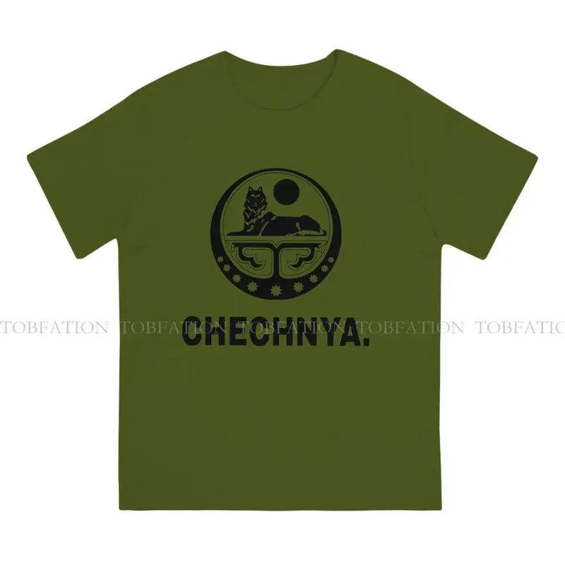 Y2K Chechnya Chechen Wolf Men T Cotton Fashion crewneck tee shirt Harajuku clothing