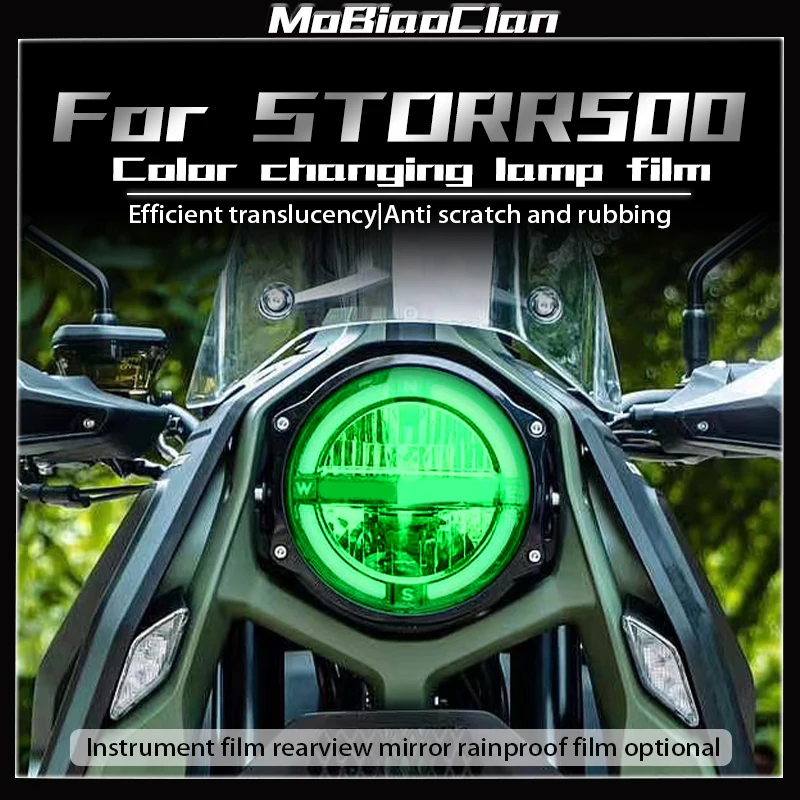 

For GAOKIN STORR 500 2024 Headlights taillights turn signals rearview mirrors rain film anti scratch modification accessories