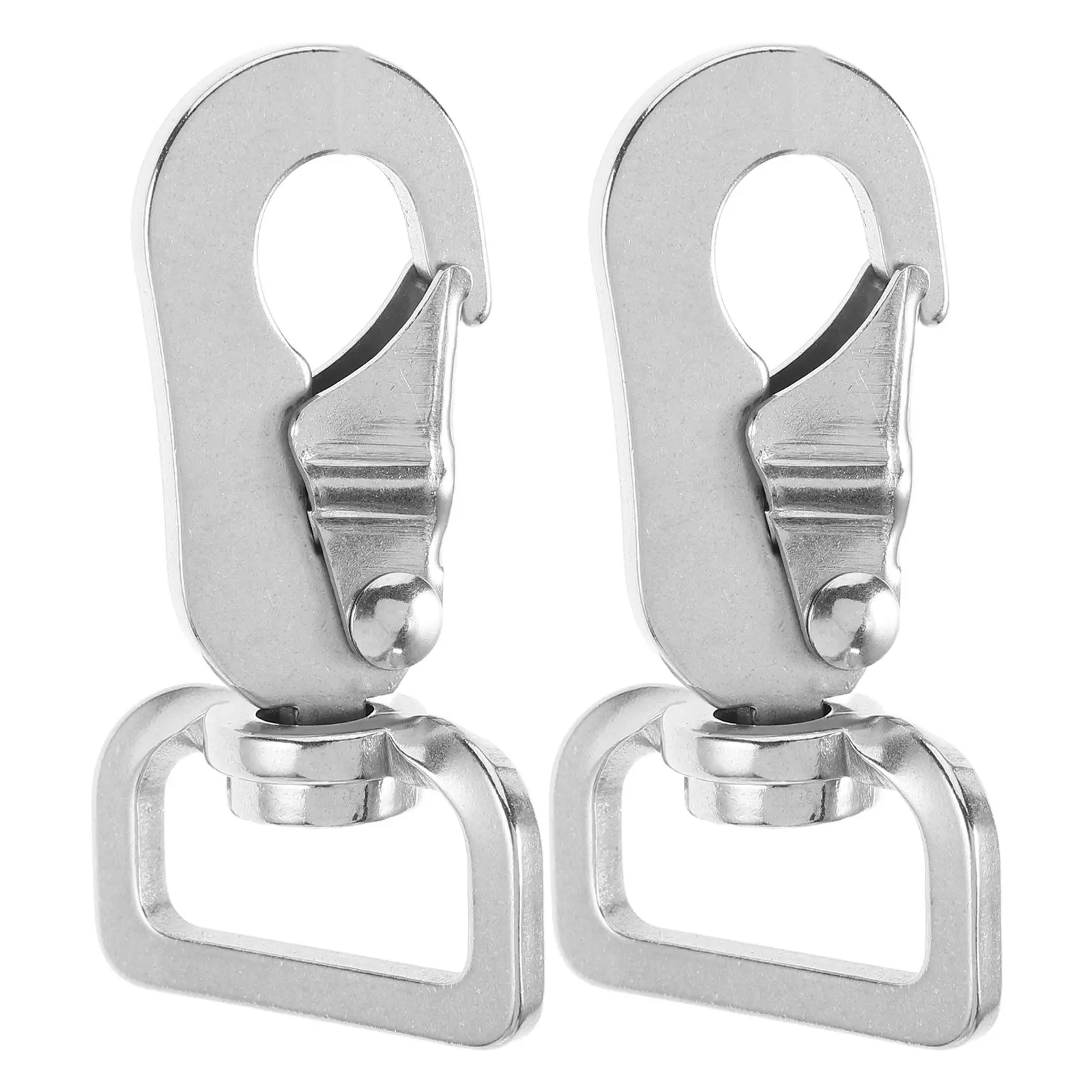 Heavy Duty Stainless Steel Horse Tack Snap Hook with Swivel & Quick Release for Rein, Bridle – 2 pcs