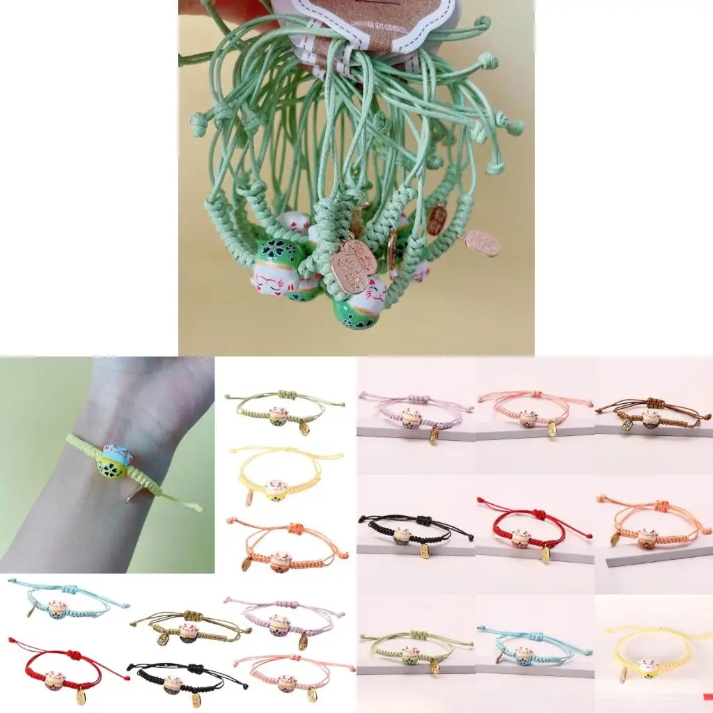Симпатичные-браслеты-для-пары-Манэки-нэко-очаровательный-универсальный-милый-керамический-плетеный-браслет
