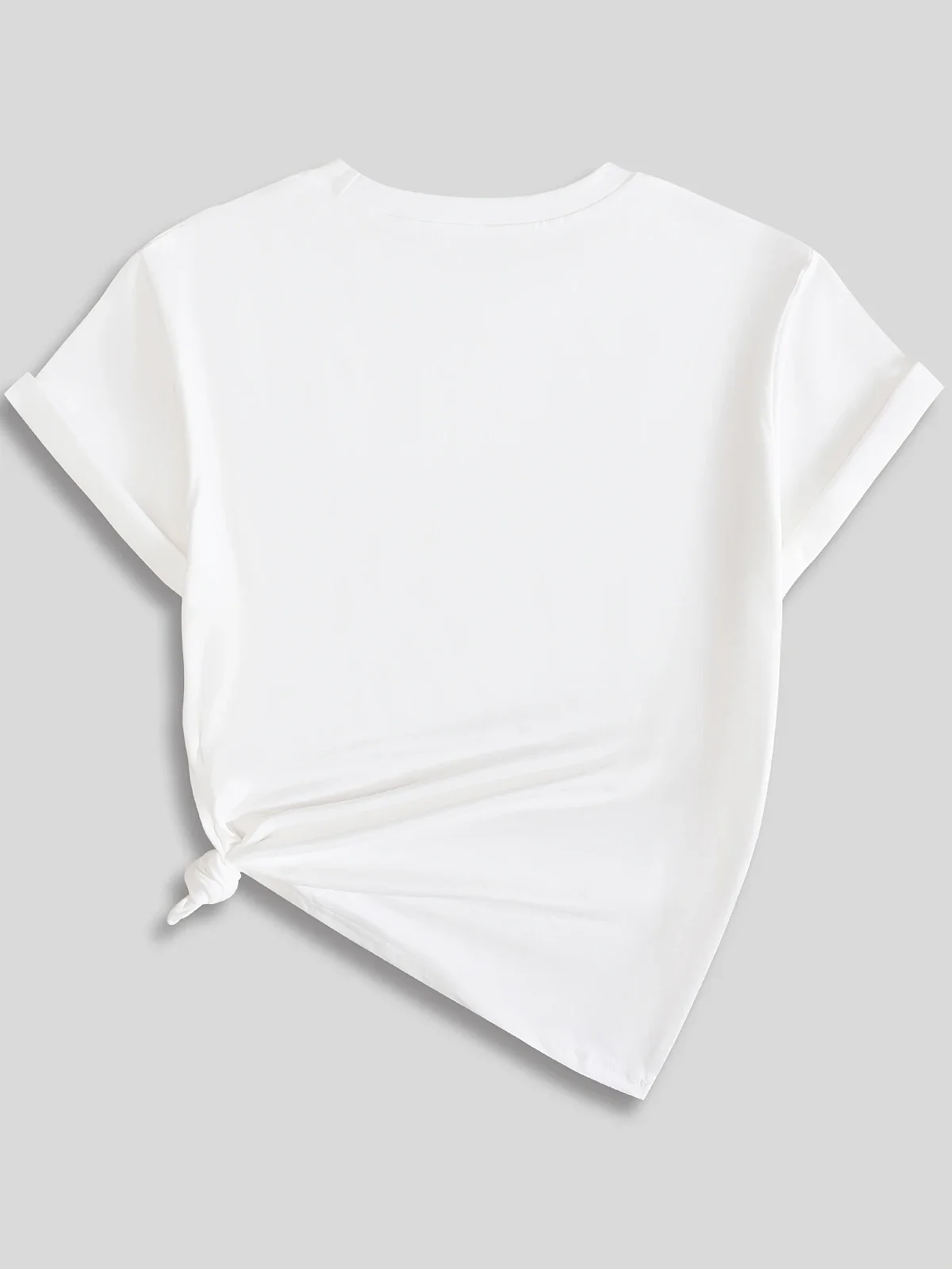 Flower Starfish Letter Design Pattern Round Neck Suitable For Surfing Beach T-shirt Summer Spring Women Short Sleeves