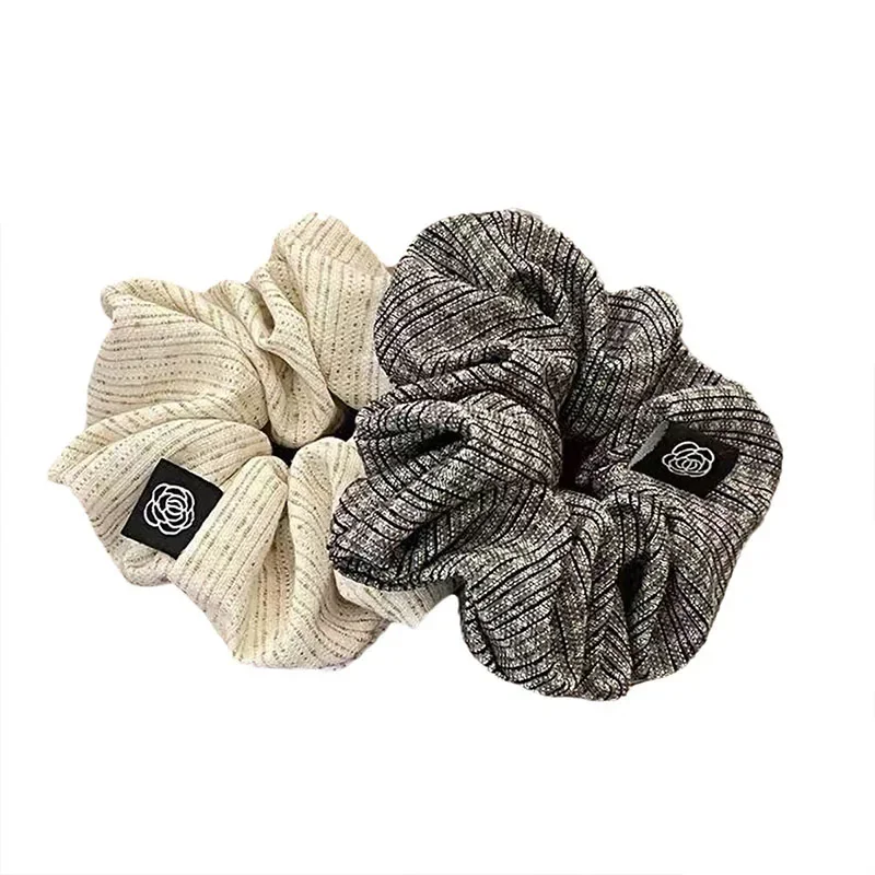 Neue Herbst Elegante Plaid Haar Ring für Frauen Pferdeschwanz Pompom Haar Krawatten Elastische Haarband Seile Mädchen Zubehör Kopfbedeckungen