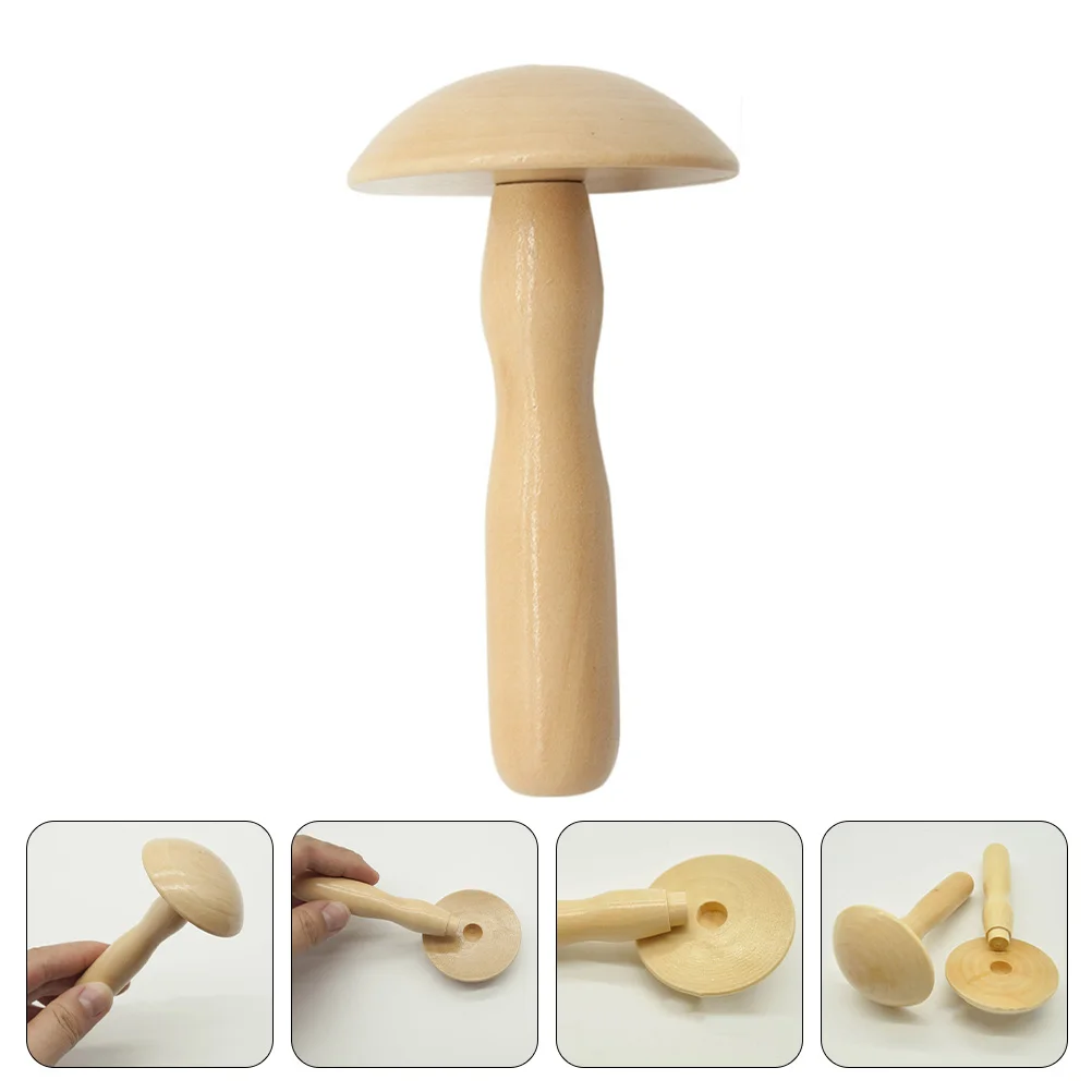 

Wooden Darning Mushroom Knitting Tool for Clothes Repair Sewing Easy to Use Premium Quality Multi Function H made Craft DIY
