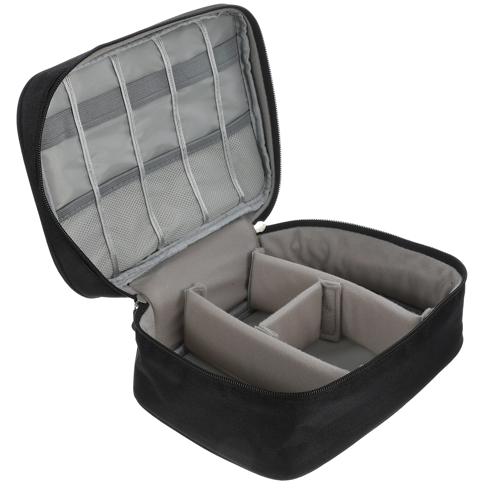 

Extra Spacious Electronics Organizer Travel Case with Protective Padding Lightweight Carry Bag for Digital Devices Cords
