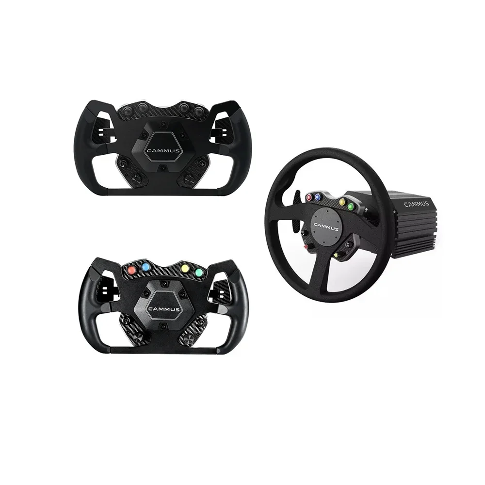 CAMMUS New Car Simulator Gaming Steering Wheel for PC Sim Racing Steering Wheel with Paddle Shifter