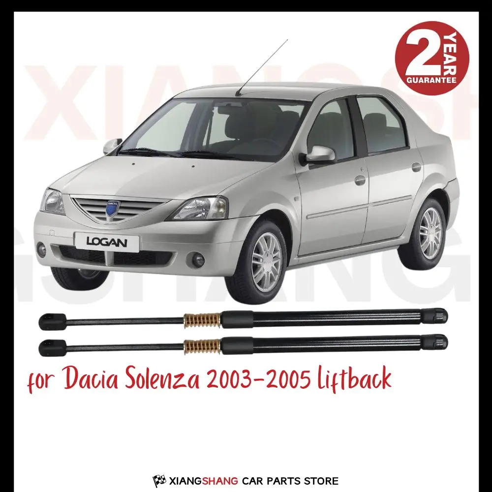 

2pcs Rear Damper for Dacia Solenza 2003-2005 Liftback WITH SPRING Trunk Boot Gas Charged Gas Struts