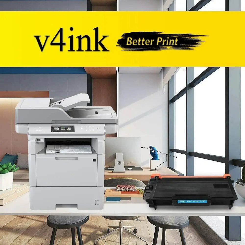 2PK V4INK TN880 High Yield Toner Cartridge For Brother HL-L6200DW MFC-L5800DW