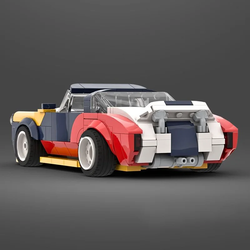 281 PCS Racing Car Karmann Ghia Targa MOC Customize Modular Building Block Brick Model Educational Simple DIY Festival Toy Gift