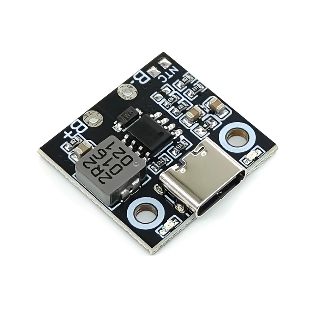 1S 5V Charge Discharge Integrated Module 18650 Lithium Battery Charging Boost Power Board Stepup Charge Protection Module Type C