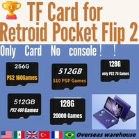 Retroid Pocket Flip 2 Memory Card TF Card for Popular Classic Retro Game PSP PS2 3DS Portable Handhel 512G PSP Sd Card Gifts