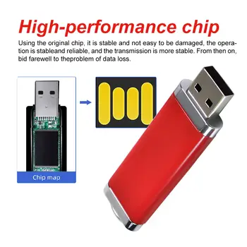 20 ks/lot vodotěsný USB flash disk 1 GB 2 GB flash disk 4 GB 8 GB 16 GB 32 GB 64 GB kovový pendrive karta Memory Stick disky u disk 10 nejlepší prodej 2GB paměť USB - №4