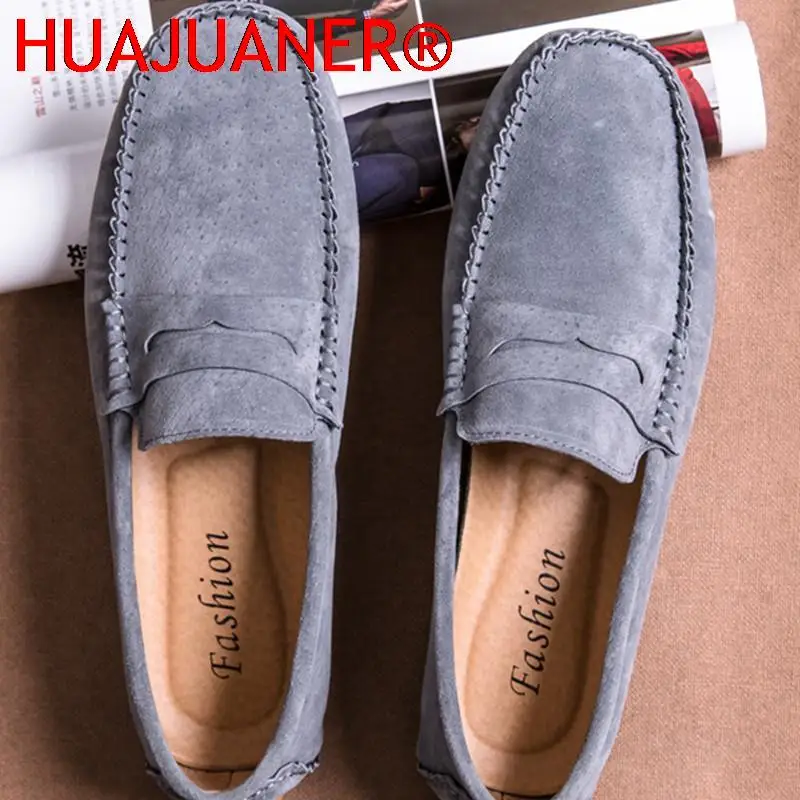 Big Size 38-49 Men Casual Shoes Luxury Moccasins Men's Shoes Genuine Leather New Mens Loafers Slip On Male Flats Driving Shoes