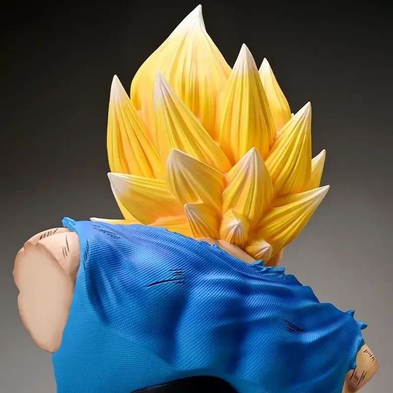 Figuras de acción de Anime Vegeta Iv, figura de Dragon Ball Gk Bust, Super Saiyan Vegeta, modelo de Pvc, juguete de colección, regalo de cumpleaños, 37cm