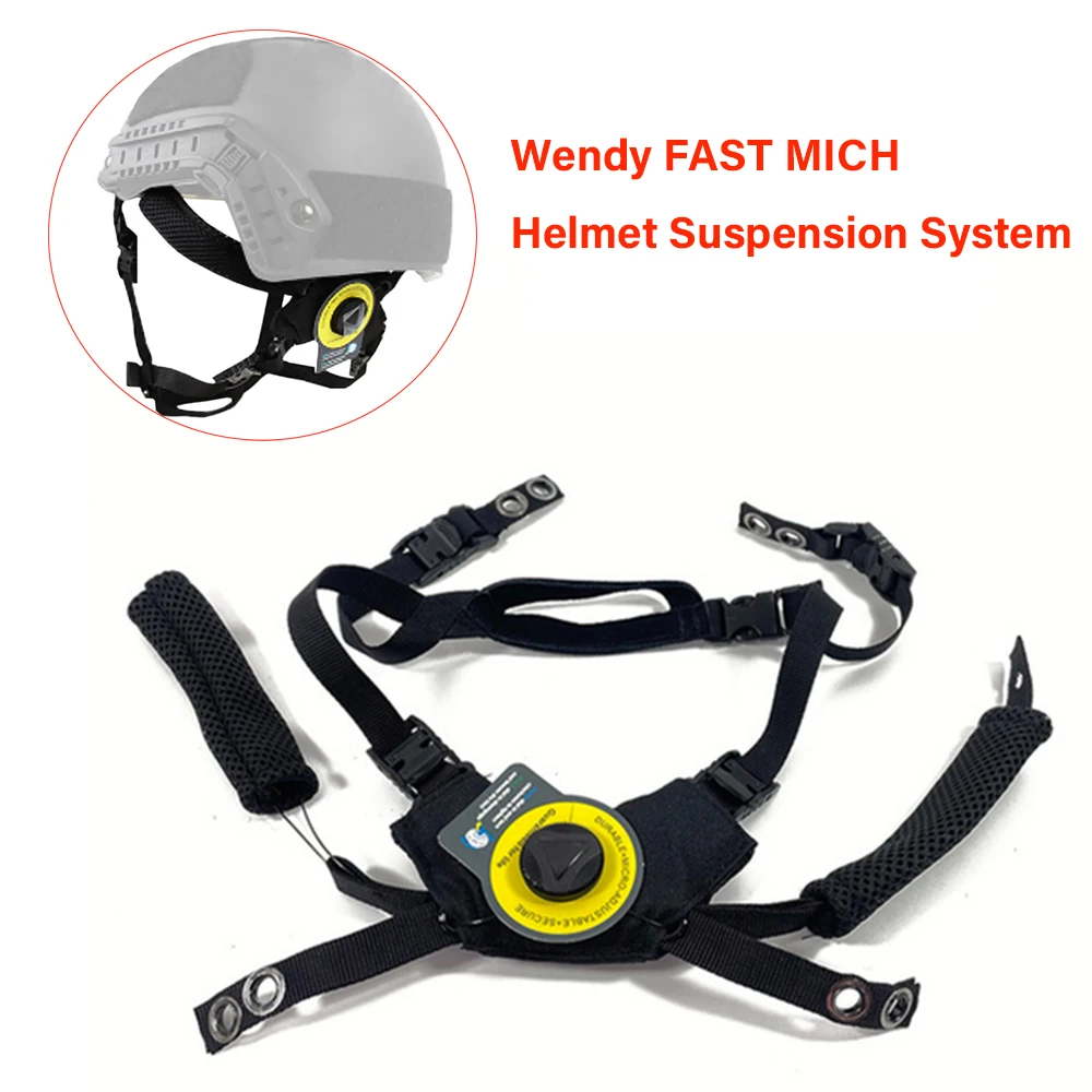 Best Selling Wendy FAST MICH Shooting Safety Helmet Suspension System Cycling Helmet Accessories Suspension Lanyard Chin Strap