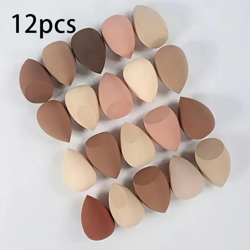 6-Pack Brown Makeup Sponges - Holiday SFX & Glam Beauty Set for Foundation & Costume Makeup makeup brush set