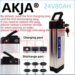 Air fast transportation New Full Capacity Power 18650 Lithium Battery 24V10ah-80ahBattery pack Suitable for Silver Fish 80-2000W