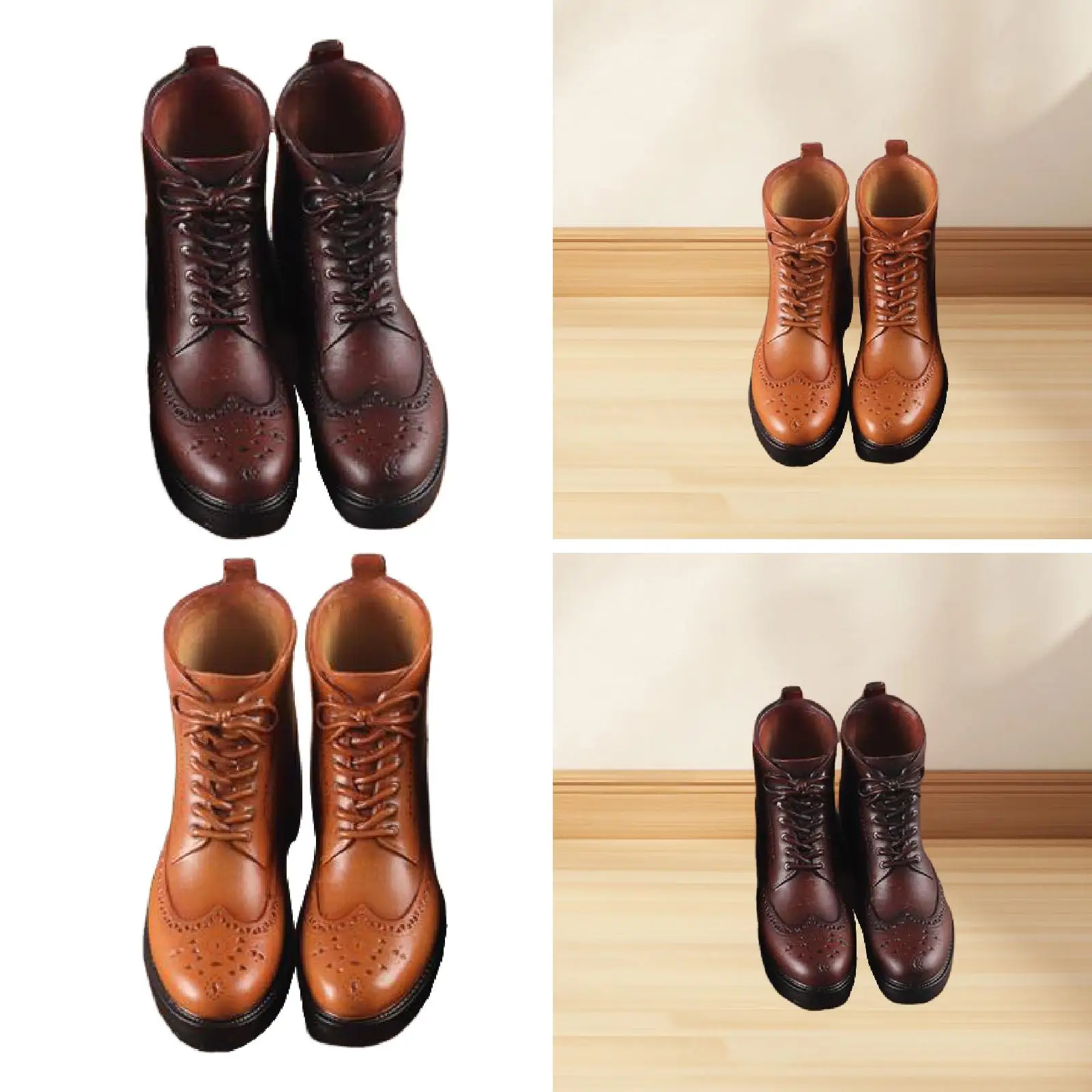 

Сапоги в масштабе 1:6, обувь для мужских фигурок, аксессуары для костюмов, ПВХ для