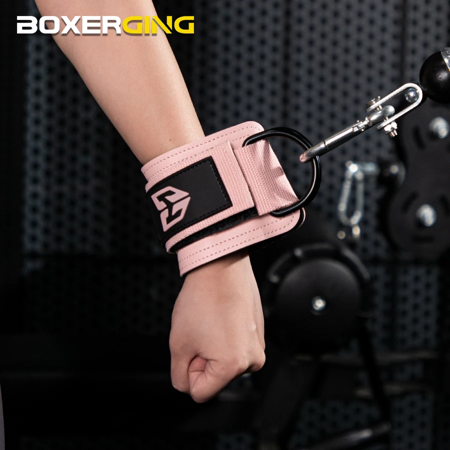 Fitness Ankle Straps Adjustable D-Ring Support Cuffs Gym Leg Strength Workouts Pulley With Buckle Sports Guard Safety Abductors