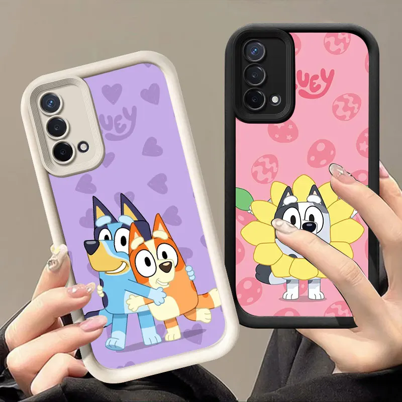 Hot B-Blueys Dog Phone Case For OPPO A3 Reno 10 11 12 Pro 11F 12F A58 A78 4G A98 A3X 5G A15 A16 A17 A38 A53 A57 A60 A92