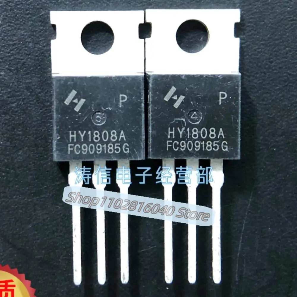 10PCS/Lot HY1808A HY1808AP  TO-220 75V 80A MOSFET 80NF70 Best Quality Imported Original Spot