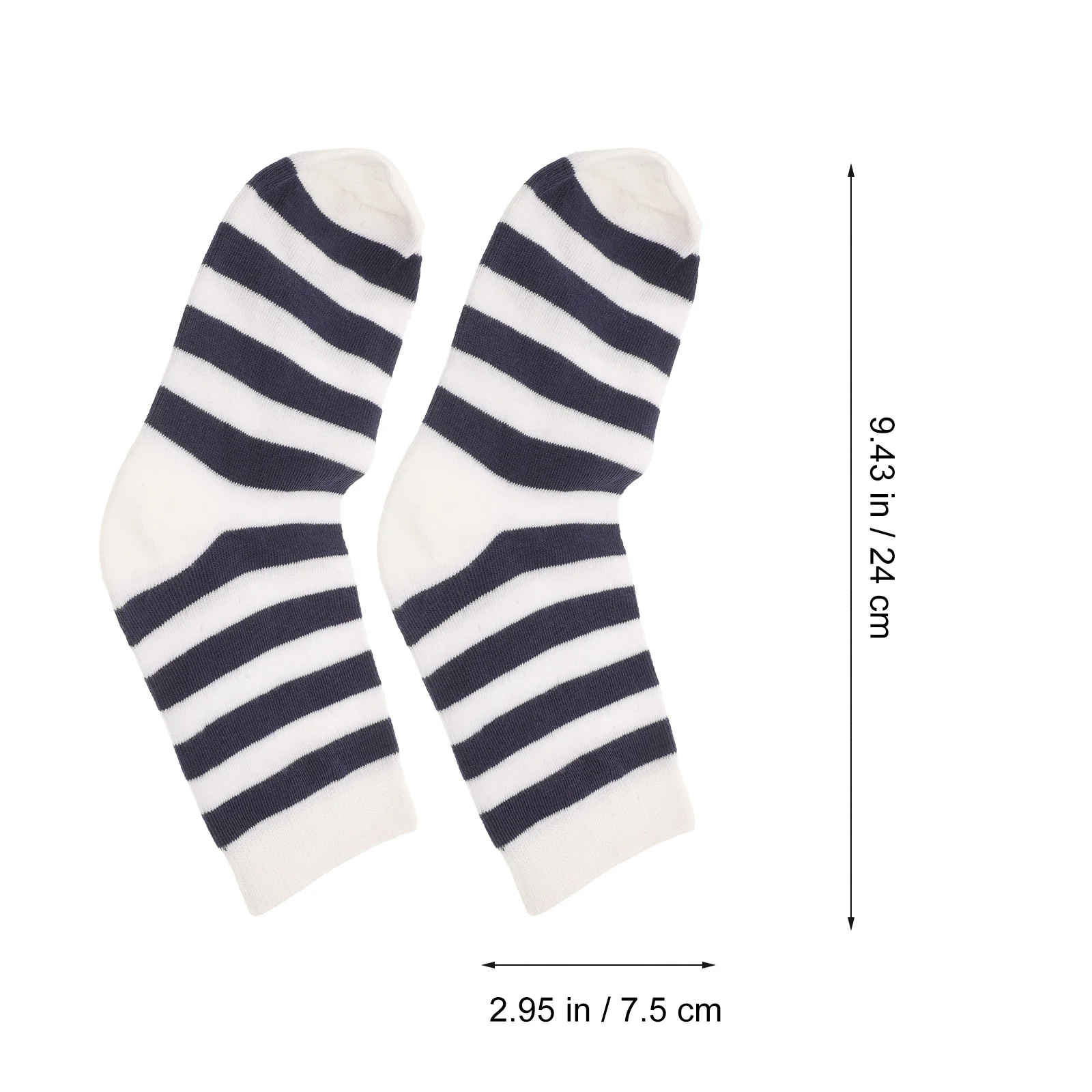 4Pairs Striped Running Elastic Calf Socks Unisex Sports Calf Stockings Breathable Comfortable Hiking Ankle Protective Socks