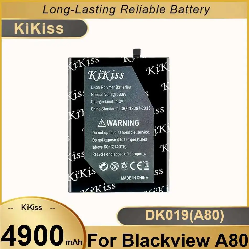 

Аккумулятор мобильного телефона DK019 A80 для Blackview 4900 мАч, долговечная работа