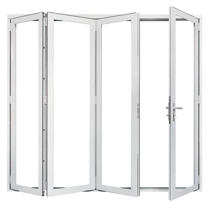 2026 Folding Garage and Iron Doors Used with Aluminum Profile for Gate Made in China YY Doors
