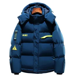 Cappotto invernale con cappuccio da uomo piumino caldo Parka Jacket addensare cappotto da sci piumino antivento Running Hybrid escursionismo piumino