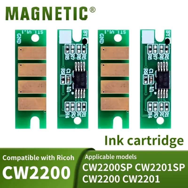 For Ricoh MP CW2200 ink cartridge chip CW2201 maintenance ink cartridge zero chip CW2200SP CW2201SP maintenance box zeroer chip