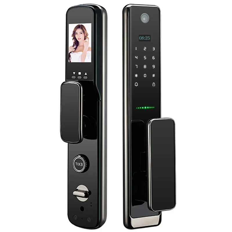 

Fully Automatic Easy Install Security Password Fingerprint Keyless Digital Biometric Smart Door Handle Lever Lock