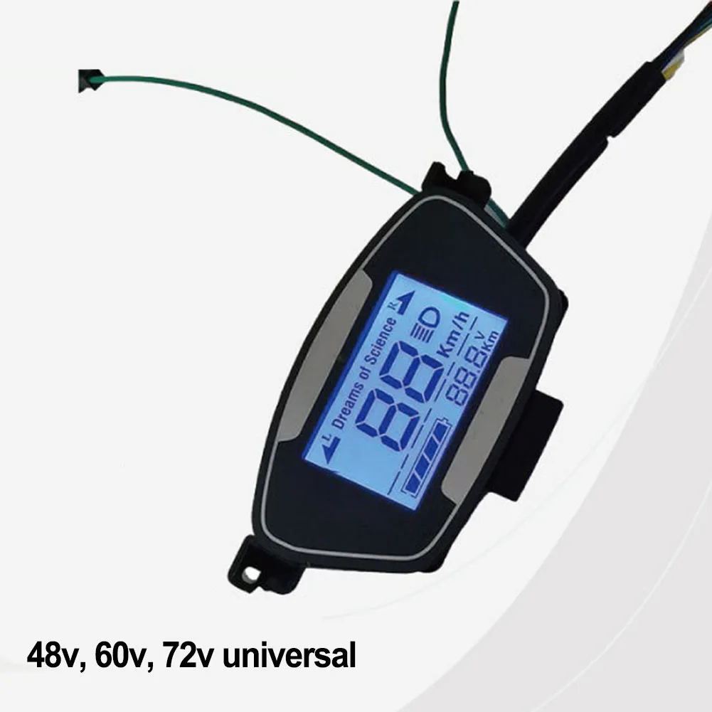 48-72V Ebike Scooter LCD Display Motor Speedmeter Screen For Electric Bike E-Bike Motorcycle Control Panel Display Accessories