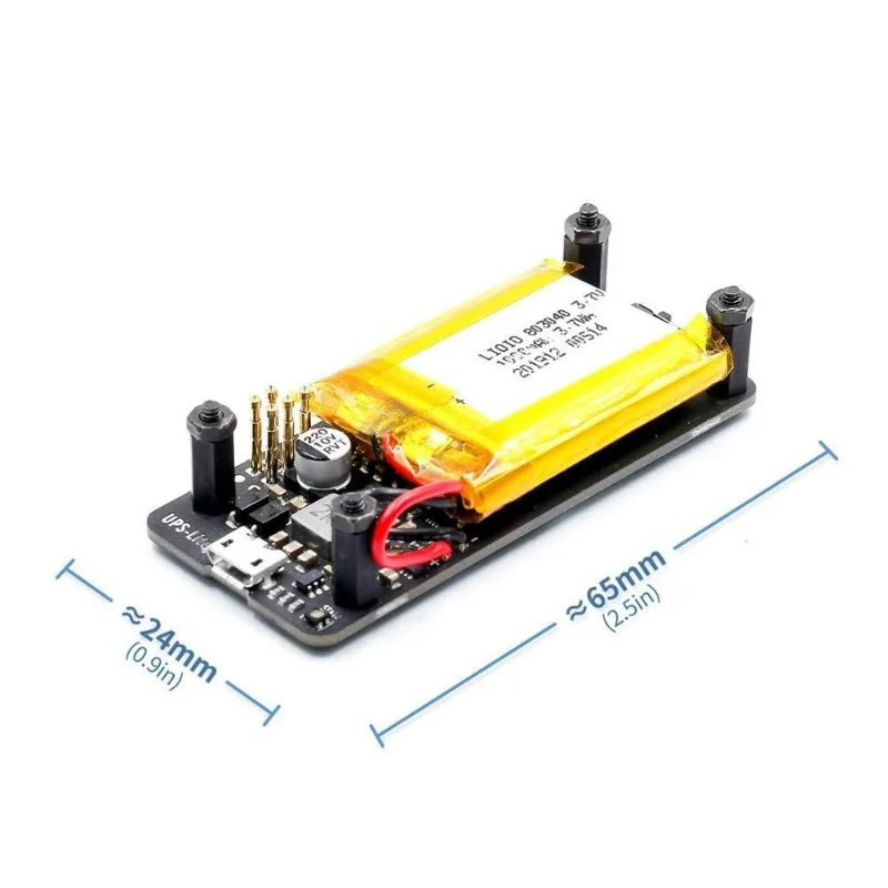 توت العليق Pi صفر UPS-Lite شريط طاقة ، وظيفة كشف الطاقة