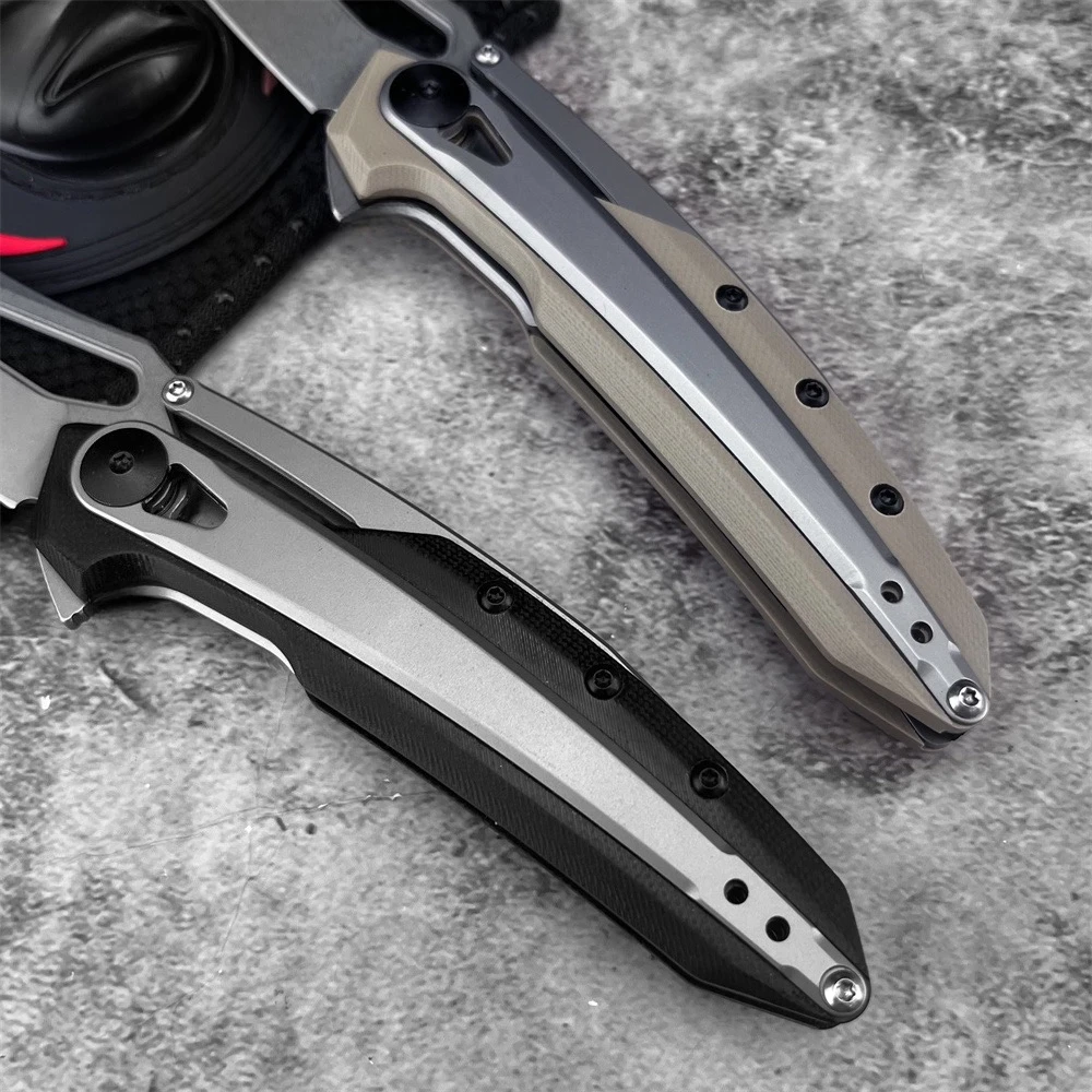 المحمولة 0990 التكتيكية جيب سكين للفرد D2 شفرة 420 الصلب + G10 مقبض EDC في الهواء الطلق التخييم الصيد قطع بقاء أدوات