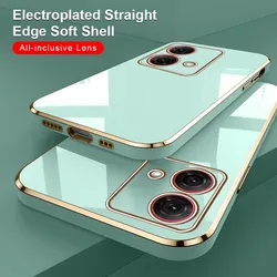 Luxury Plating Phone Case For Motorola Moto G23 G30 G31 G32 G42 G52 G62 G72 G73 G82 G53 G54 G84 5G Shockproof Back Cover Fundas